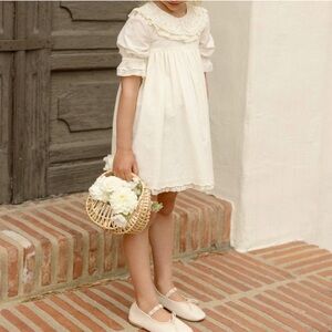 Noralee Amelia ivory dress size 8 100% cotton